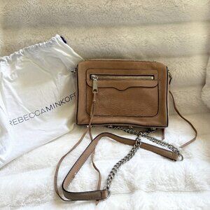 Rebecca Minkoff Avery Crossbody | Tan Suede | Gently Used